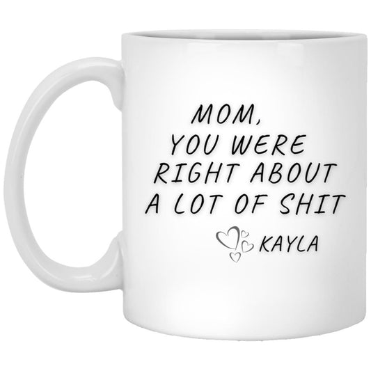 MOM CUP 11oz White Mug