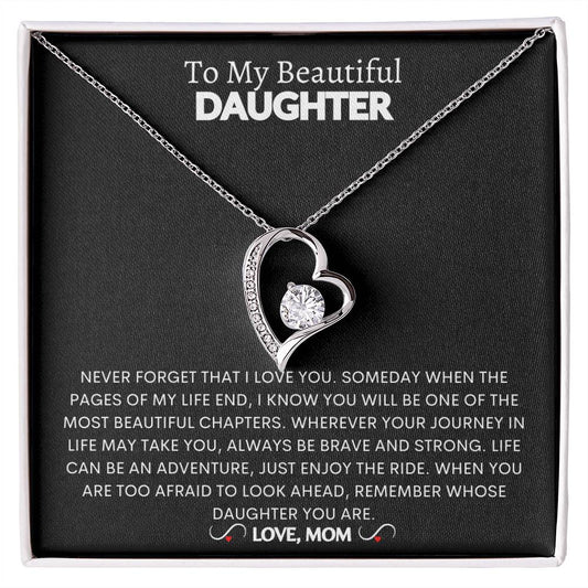 To my Beautiful Daughter | Forever Love Necklace